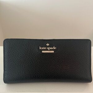 Kate Spade - Black Leather Wallet